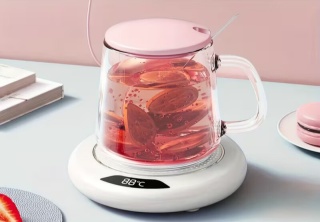 Lunelii CupWarm - Podgrzewacz do kubka USB – podkładka grzewcza do kawy i herbaty