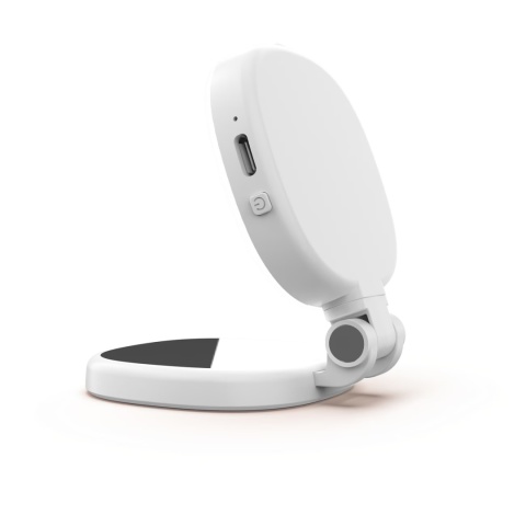 Lunelii GlowSnap - Składana Lampka LED do Telefonu z Lusterkiem – Regulowana | Obrotowa | Magnetyczna | USB